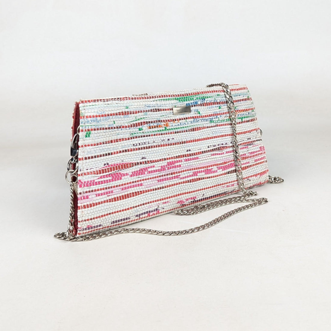Upcycled Handcrafted Trapeze Clutch (TC0326-008)