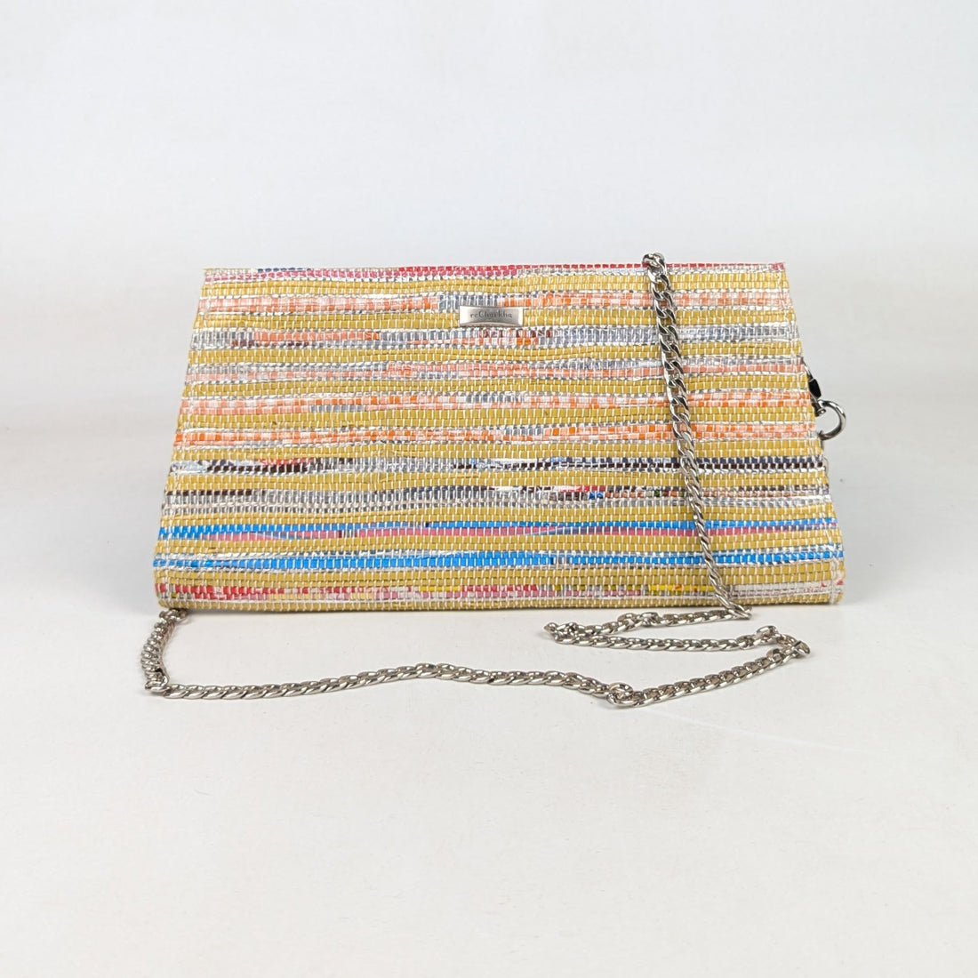 Upcycled Handcrafted Trapeze Clutch (TC0326-009)