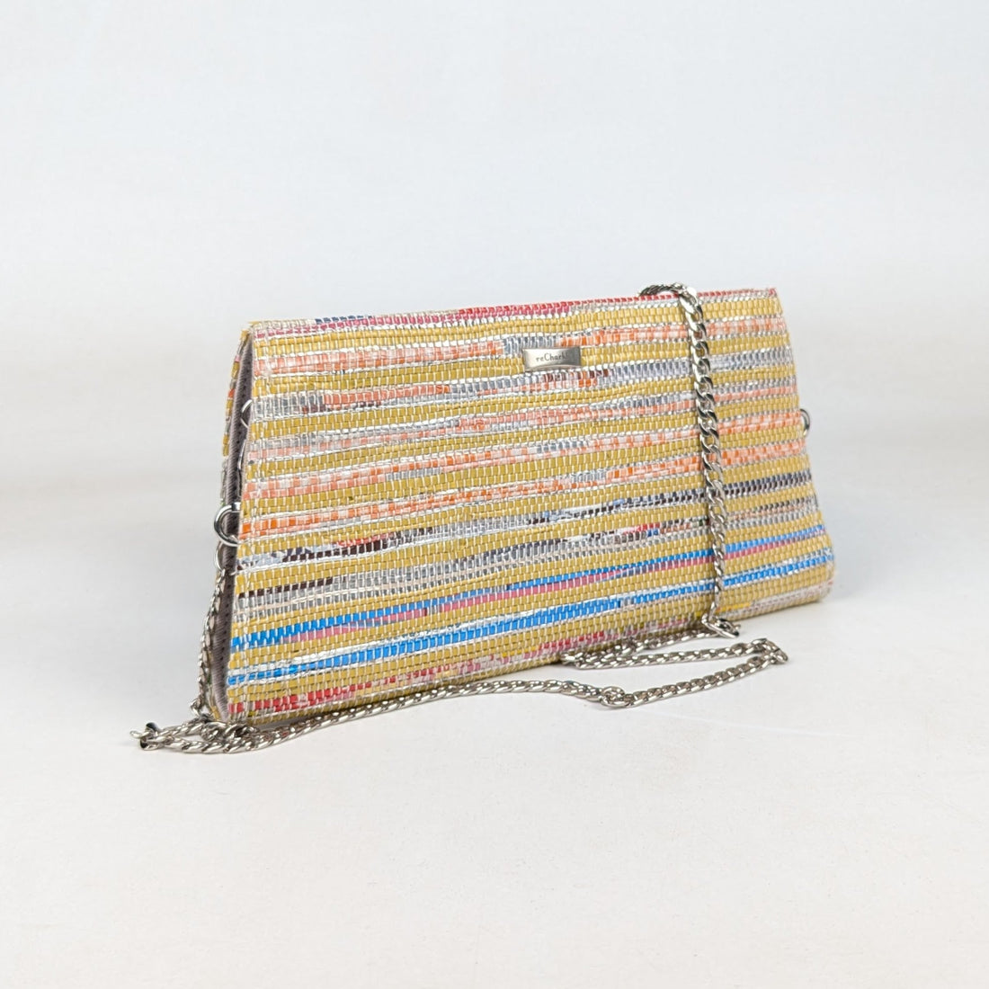 Upcycled Handcrafted Trapeze Clutch (TC0326-009)
