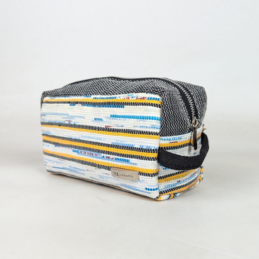 Upcycled Handcrafed Travel Pouch (TK0326-028) PS_W