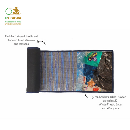 Upcycled Handcrafted Table Runner (TR0626-002) PS_W