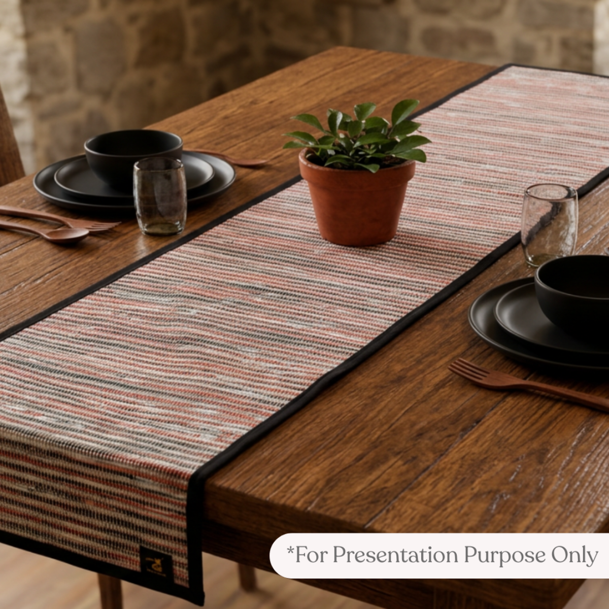 Upcycled Handcrafted Table Runner (TR0626-002) PS_W