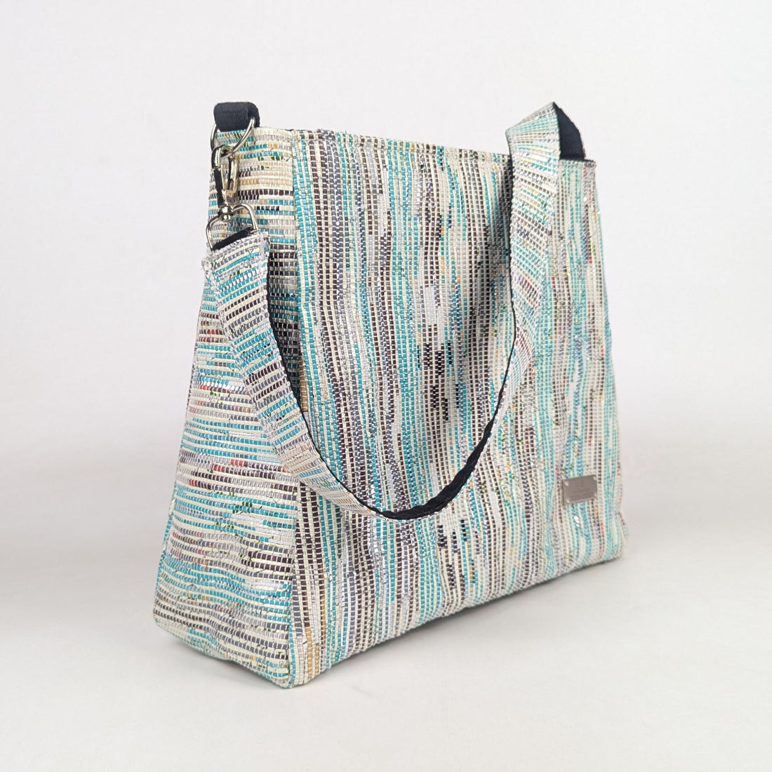 Upcycled Handcrafted Trapeze Tote (TT0226-001) PS_W