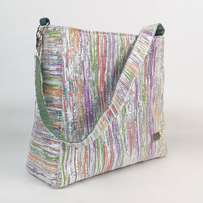 Upcycled Handcrafted Trapeze Tote (TT0226-013) PS_W