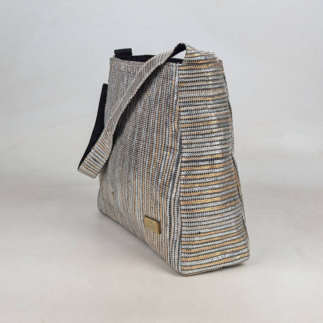 Premium Upcycled Handcrafted Trapeze Tote (TT0626-003) PS_W