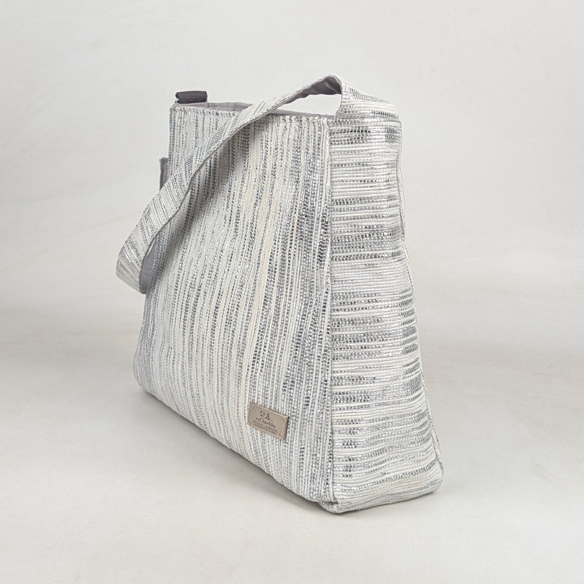 Upcycled Handcrafted Trapeze Tote (TT0626-007) PS_W