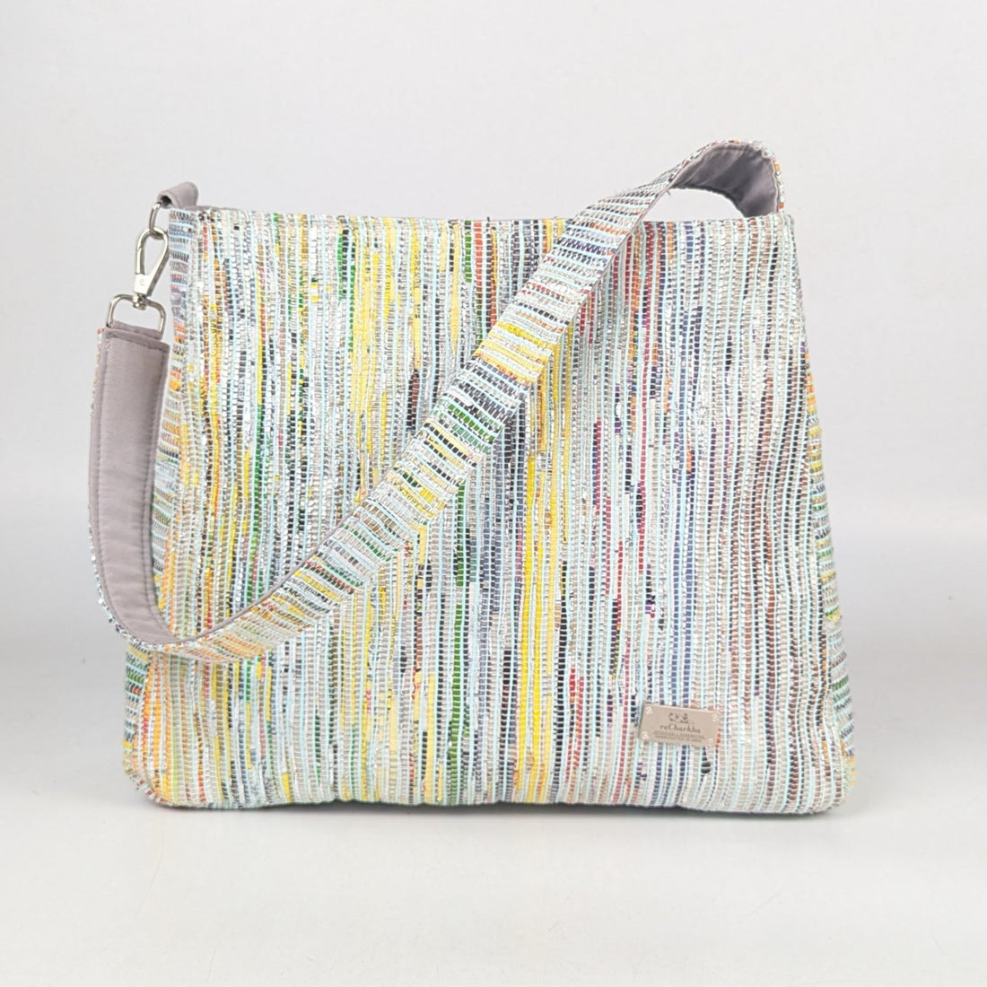 Upcycled Handcrafted Trapeze Tote (TT0825-004) PS_W