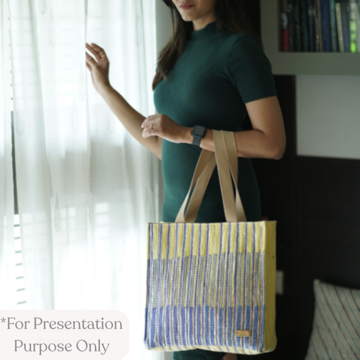 Upcycled Handcrafted Urban Tote (UT0626-007) [for 14" laptop]