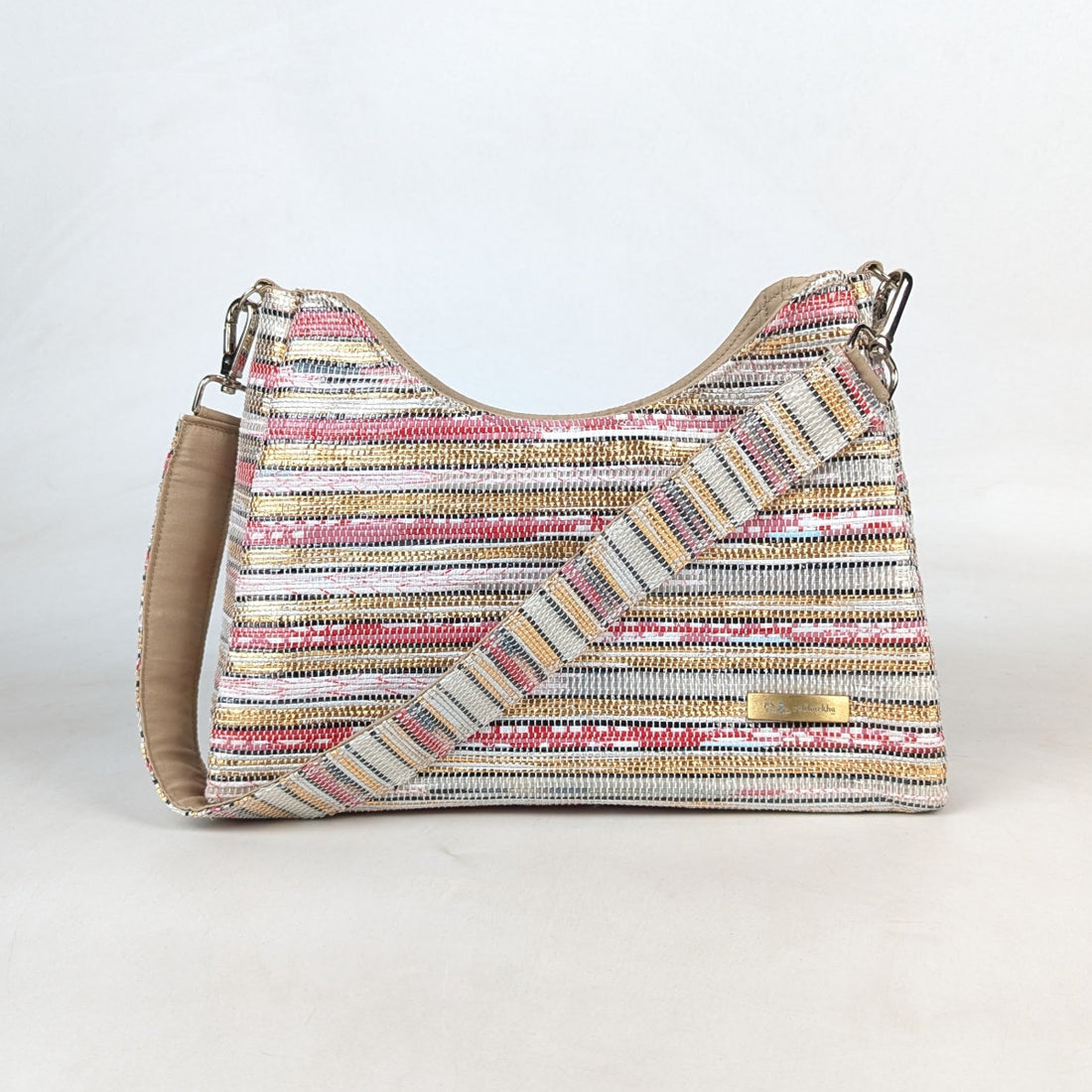 Upcycled Handcrafted Baguette Bag (BTB0526-003) PS_W