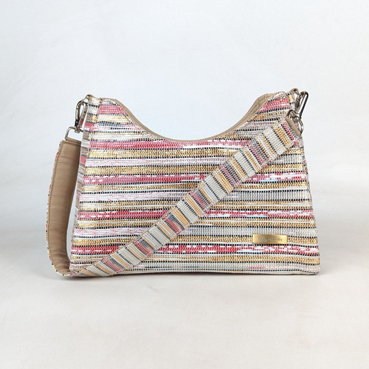 Upcycled Handcrafted Baguette Bag (BTB0526-003) PS_W