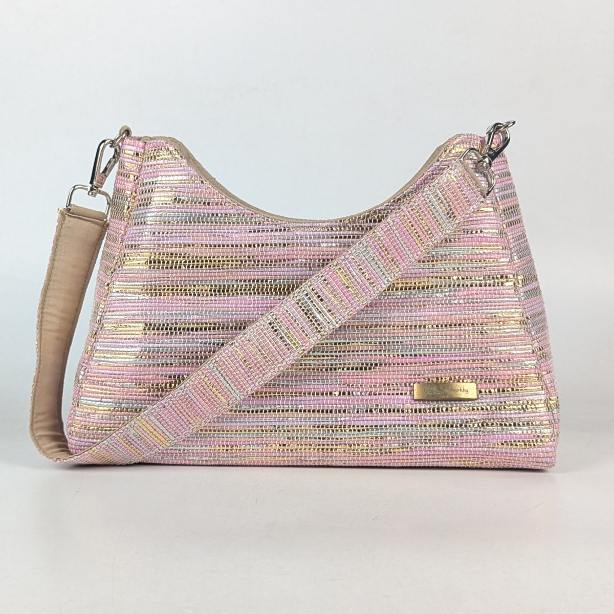 Upcycled Handcrafted Baguette Bag (BTB1025-002) PS_W