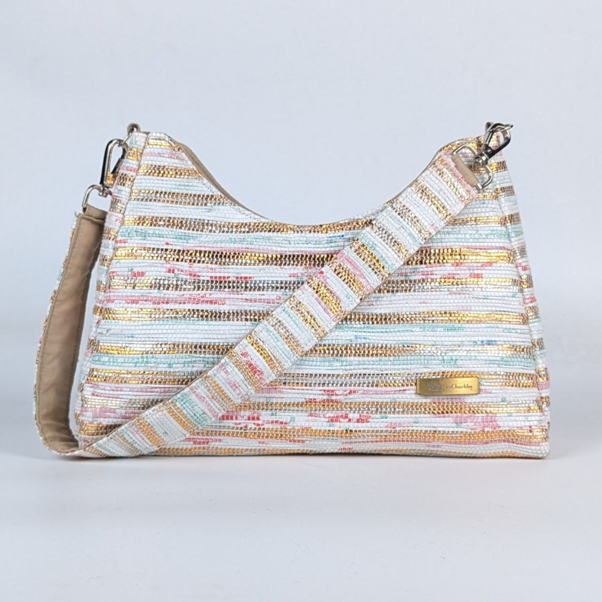 Upcycled Handcrafted Baguette Bag (BTB1125-004) PS_W