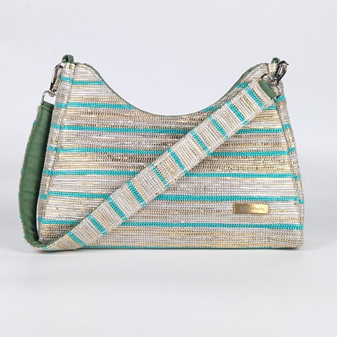 Upcycled Handcrafted Baguette Bag (BTB1125-007) PS_W