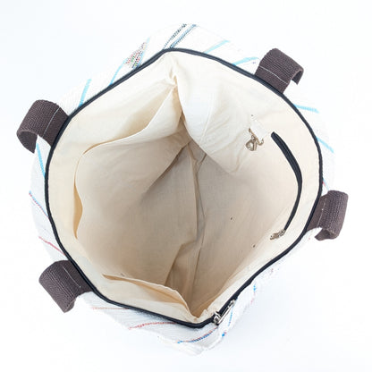 Upcycled Handcrafted Beach Bag (BB1225-002) PS_W