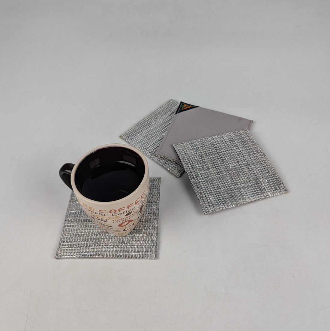 Upcycled Handcrafted Coaster (C0725-005) PS_W