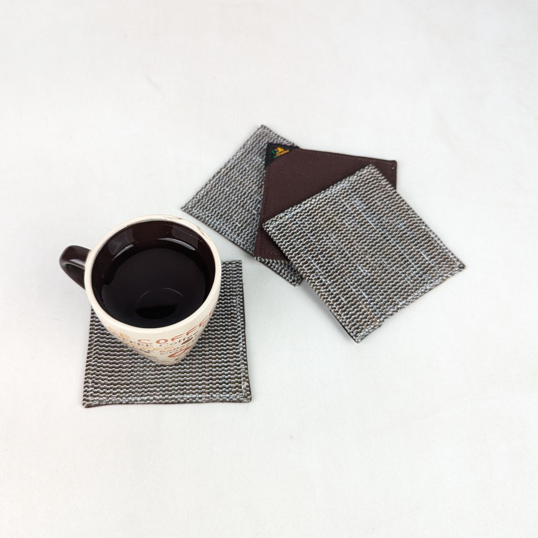 Upcycled Handcrafted Coaster (C0626-004) PS_W