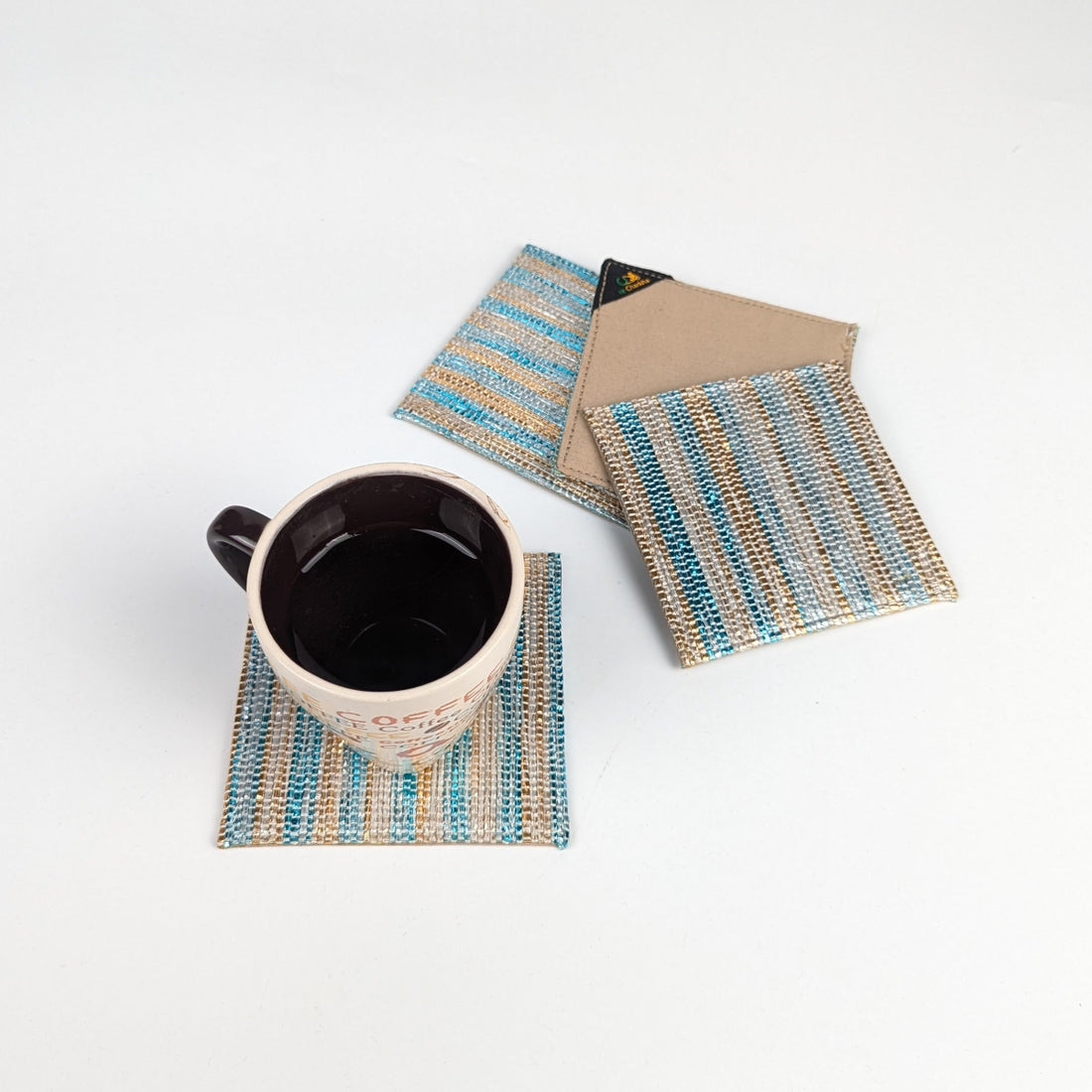 Upcycled Handcrafted Coaster (C0826-005)