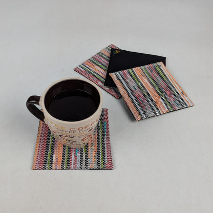 Upcycled Handcrafted Coaster (C1025-007) PS_W