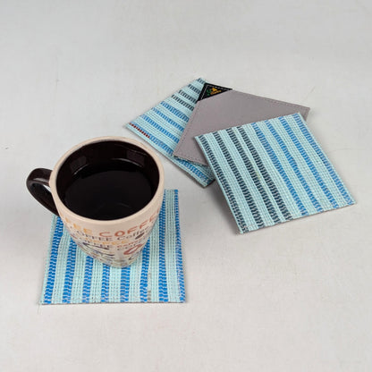 Upcycled Handcrafted Coaster (C1025-025) PS_W