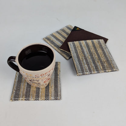 Upcycled Handcrafted Coaster (C1225-010) PS_W