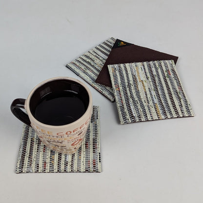 Upcycled Handcrafted Coaster (C1225-011) PS_W