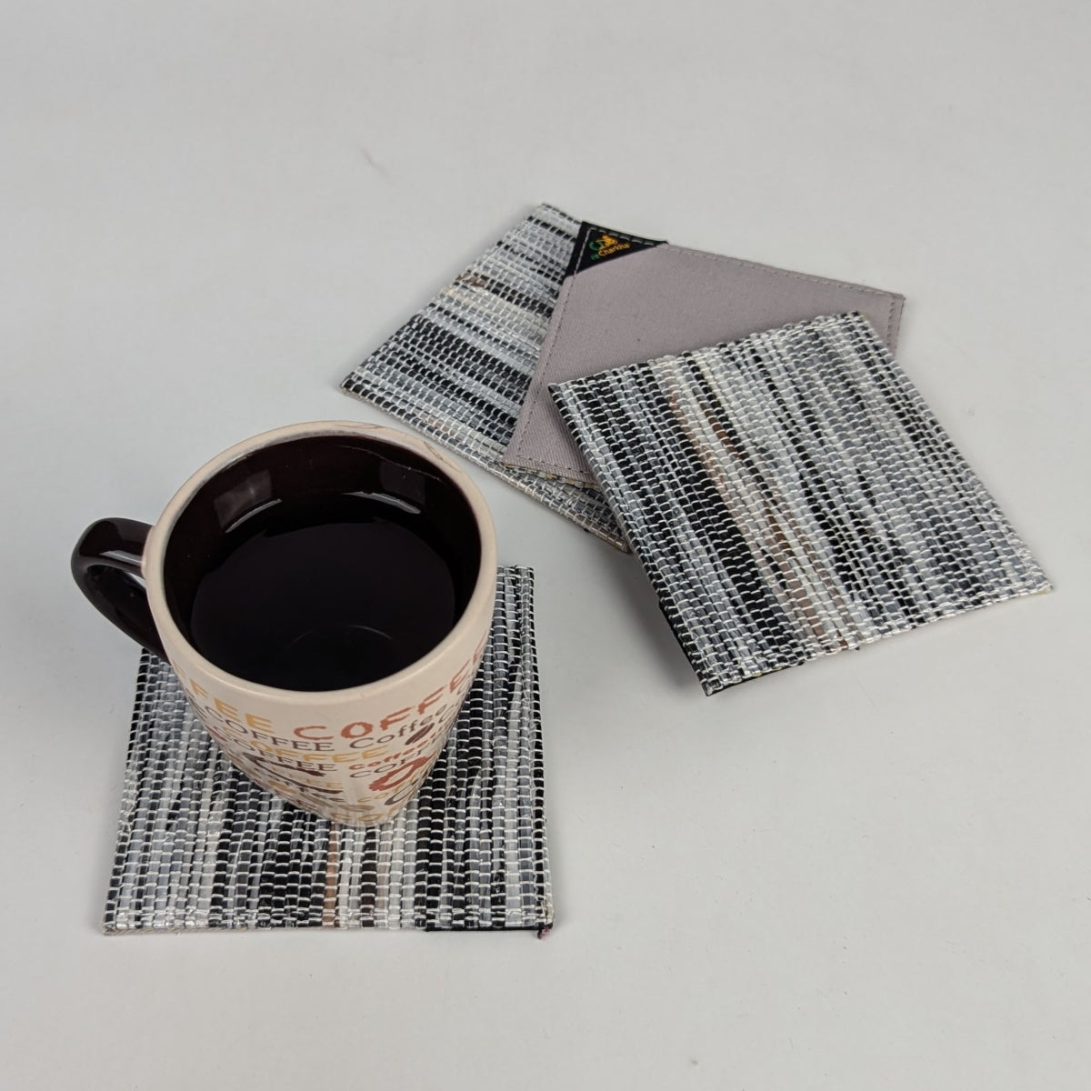 Upcycled Handcrafted Coaster (C1225-013) PS_W