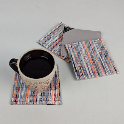 Upcycled Handcrafted Coaster (C1225-014) PS_W