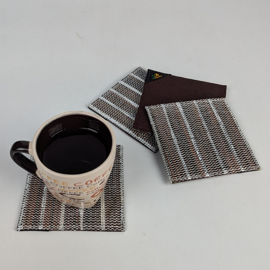 Upcycled Handcrafted Coaster (C1225-015) PS_W