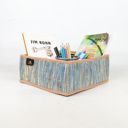 Upcycled Handcrafted Collapsible Storage Basket Small (CSBS0826-004)