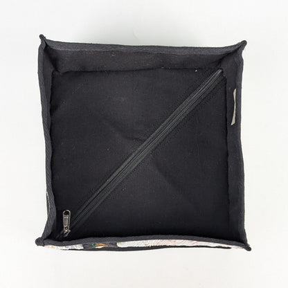 Upcycled Handcrafted Collapsible Storage Basket Small (CSBS1225-003) PS_W