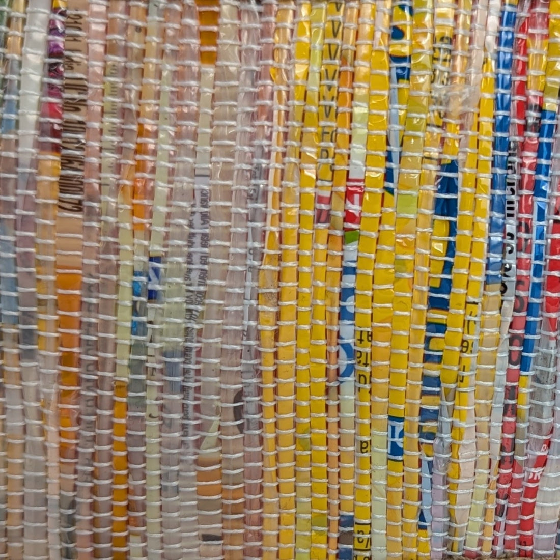 Upcycled Handcrafted Collapsible Storage Basket Small (CSBS1225-007) PS_W