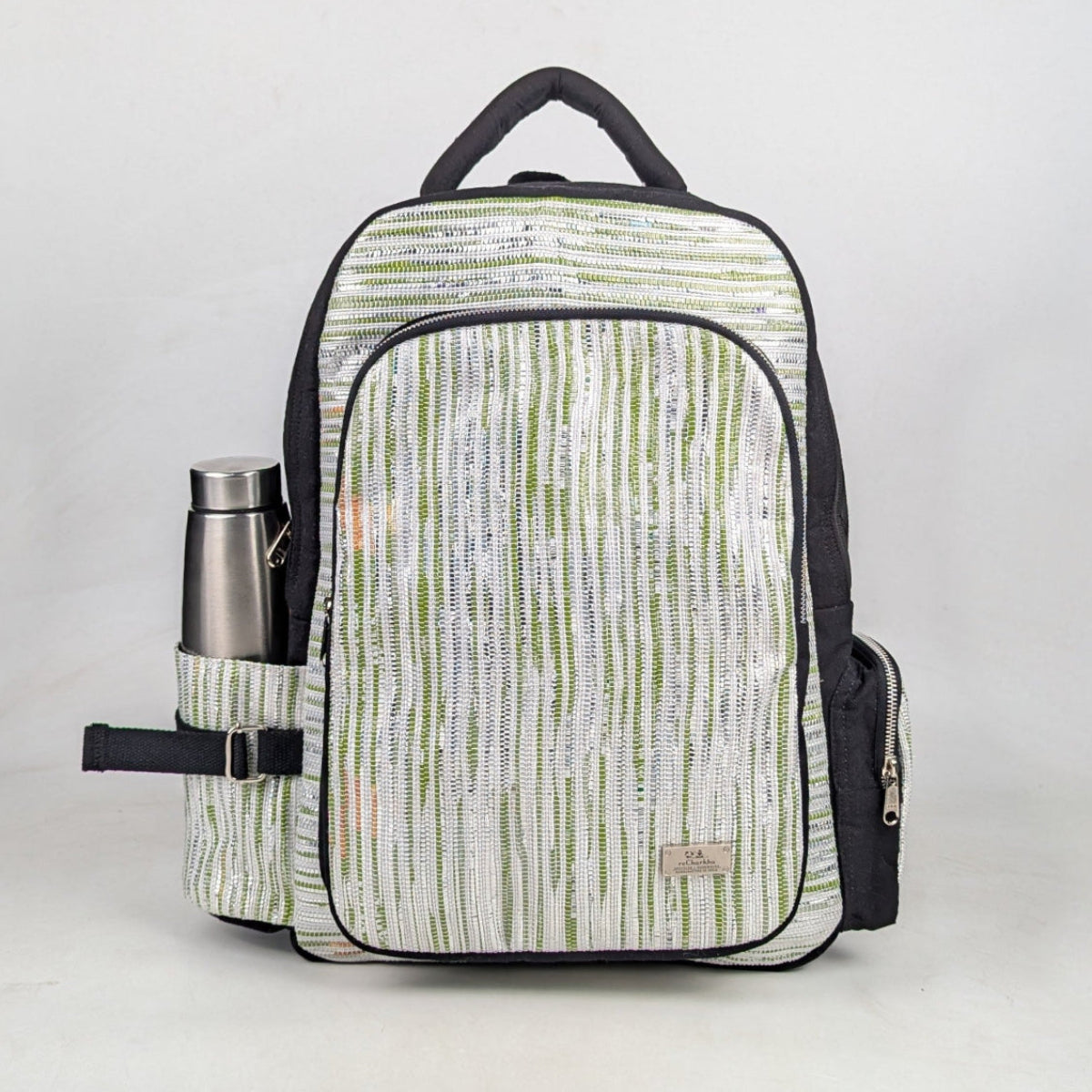Upcycled Handcrafted Commuter Backpack (CBP0626-004) PS_W