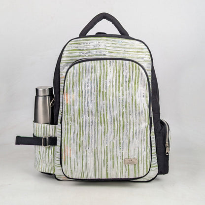 Upcycled Handcrafted Commuter Backpack (CBP0626-004) PS_W