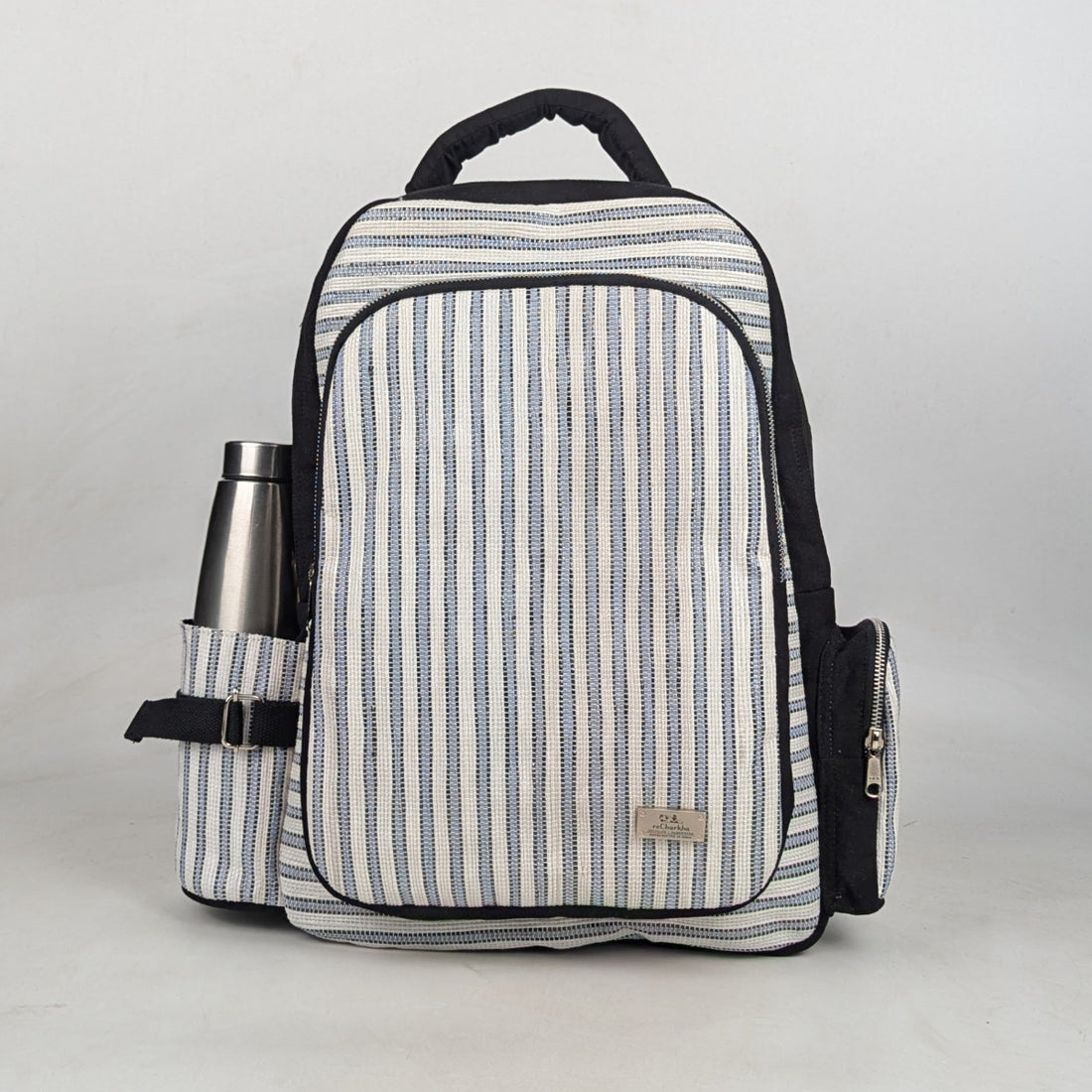 Upcycled Handcrafted Commuter Backpack (CBP0626-005) PS_W