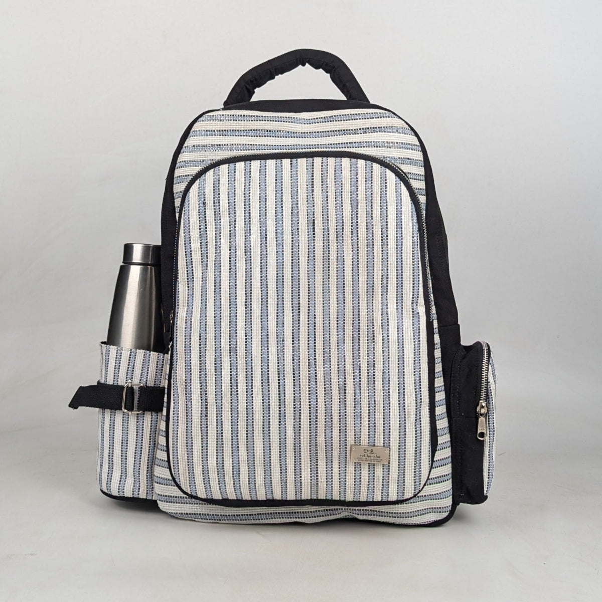 Upcycled Handcrafted Commuter Backpack (CBP0626-005) PS_W