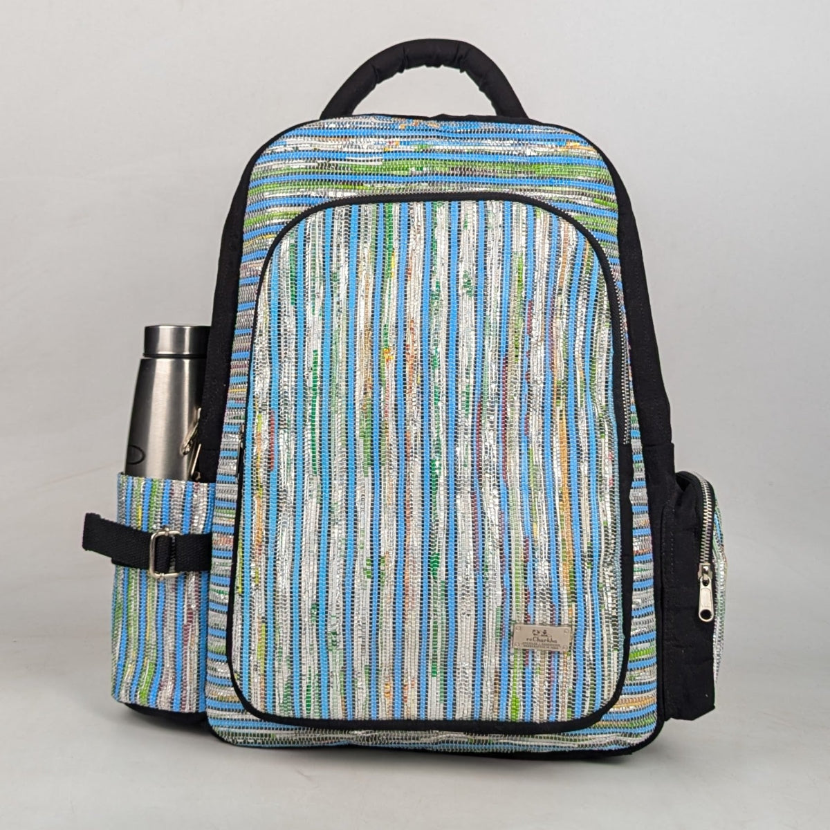 Upcycled Handcrafted Commuter Backpack (CBP0626-009) PS_W