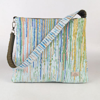 Upcycled Handcrafted Designer Trapeze Tote (TTD0325-010) PS_W