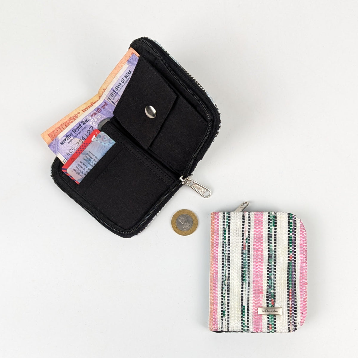 Upcycled Handcrafted D Wallet (DW0926-003)