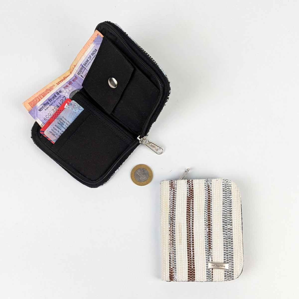 Upcycled Handcrafted D Wallet (DW0926-006)