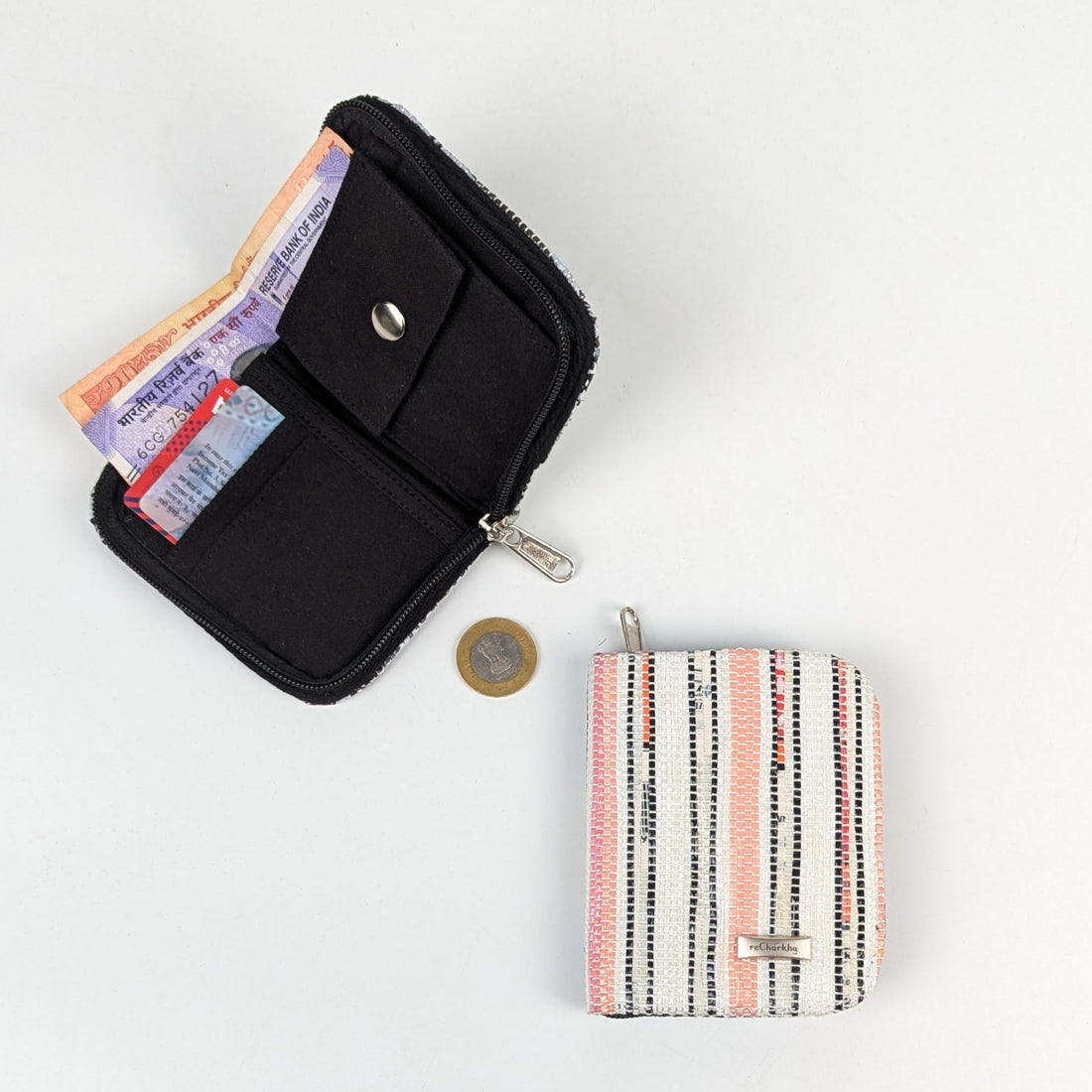 Upcycled Handcrafted D Wallet (DW0926-007)