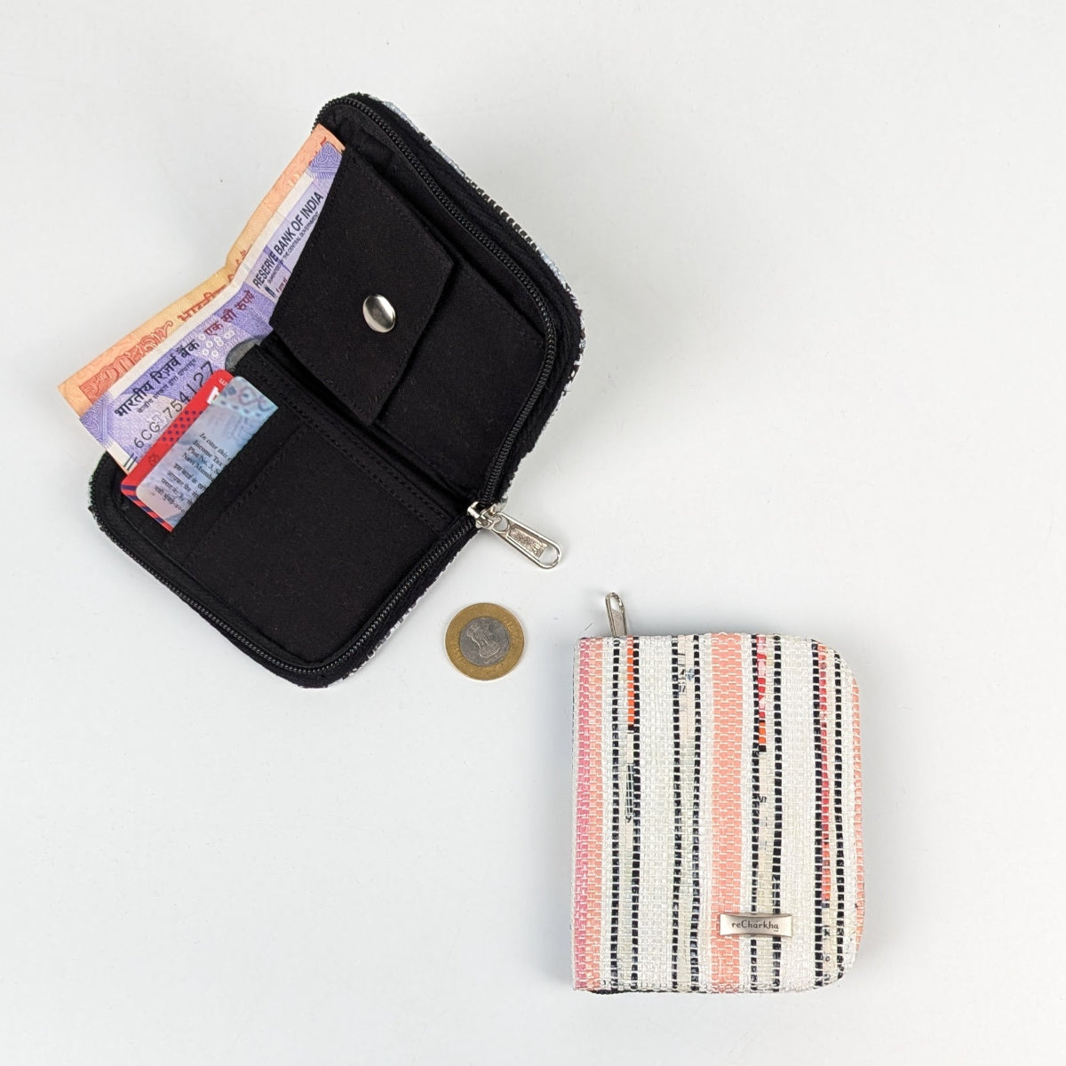 Upcycled Handcrafted D Wallet (DW0926-007)