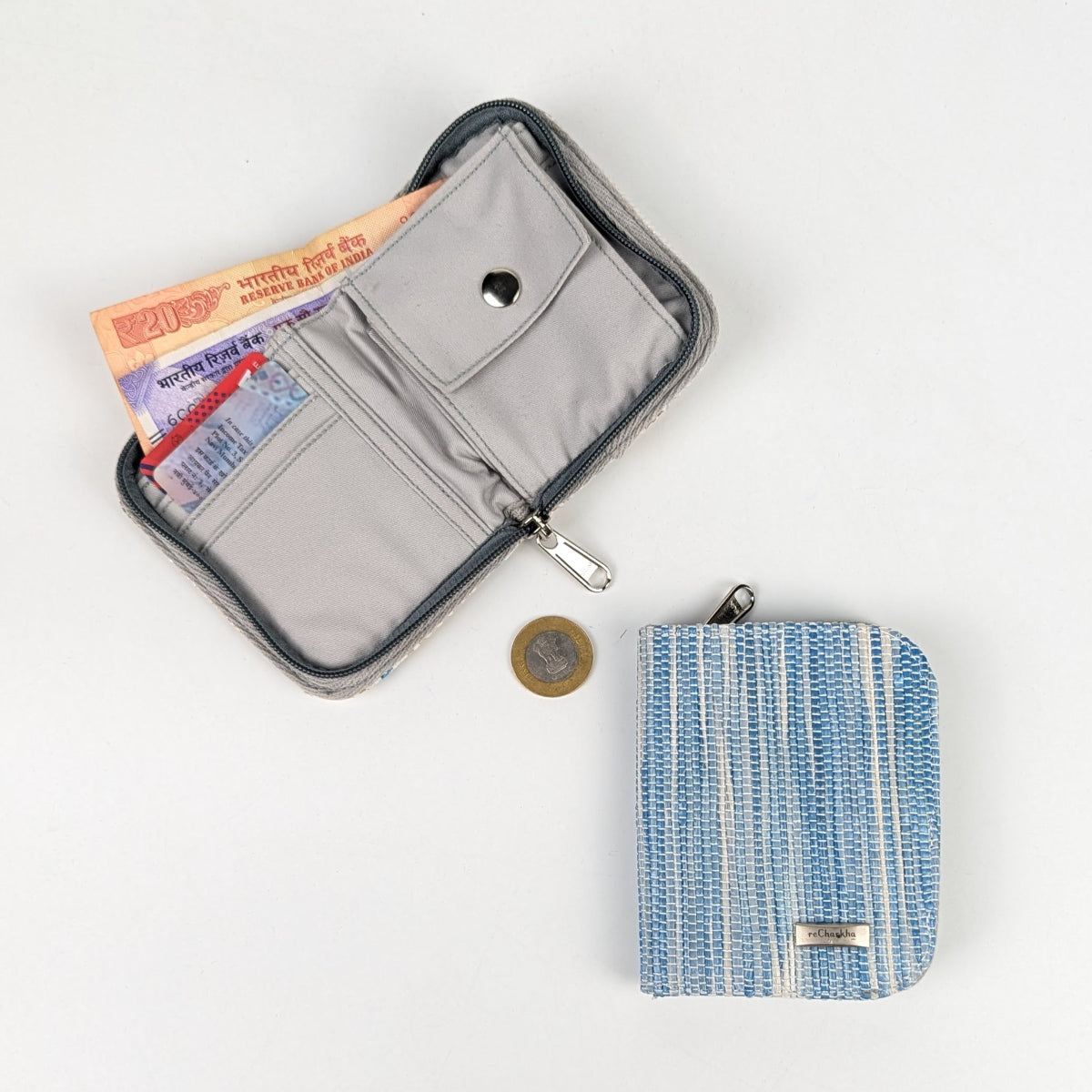 Upcycled Handcrafted D Wallet (DW0926-010)