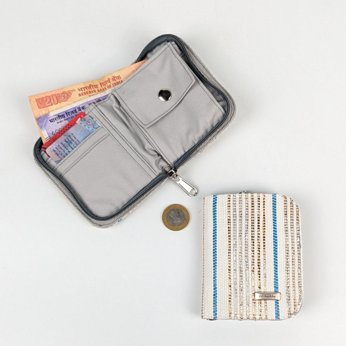 Upcycled Handcrafted D Wallet (DW0926-012)
