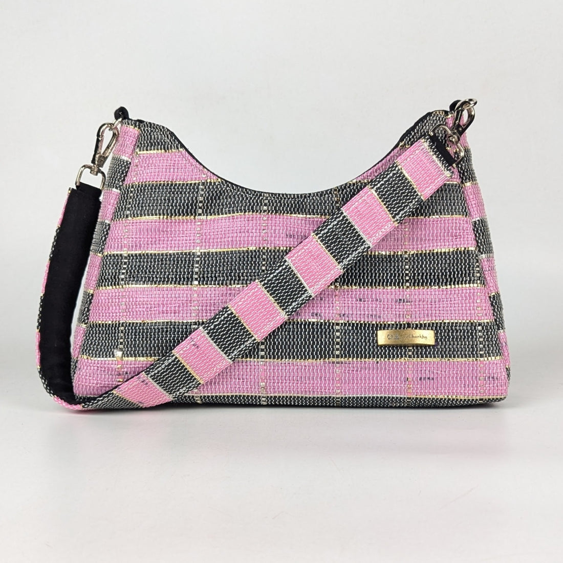 Upcycled Handcrafted Designer Baguette Bag (BTBD0925-001) PS_W