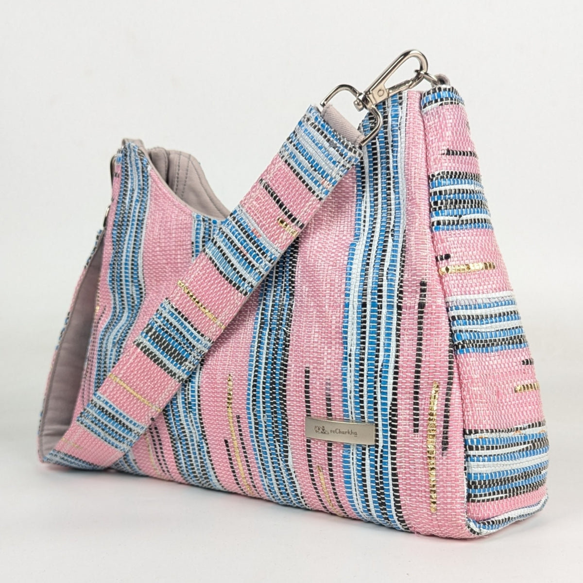 Upcycled Handcrafted Designer Baguette Bag (BTBD1225-002) PS_W