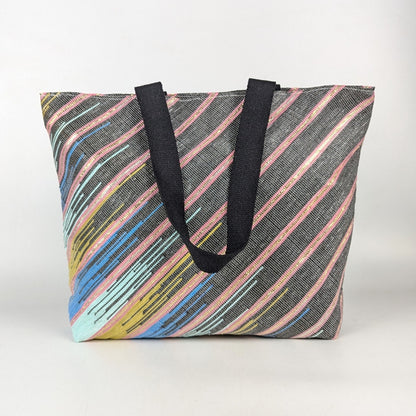 Upcycled Handcrafted Designer Beach Bag (BBD1025-004) PS_W