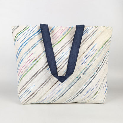 Upcycled Handcrafted Designer Beach Bag (BBD1025-005) PS_W