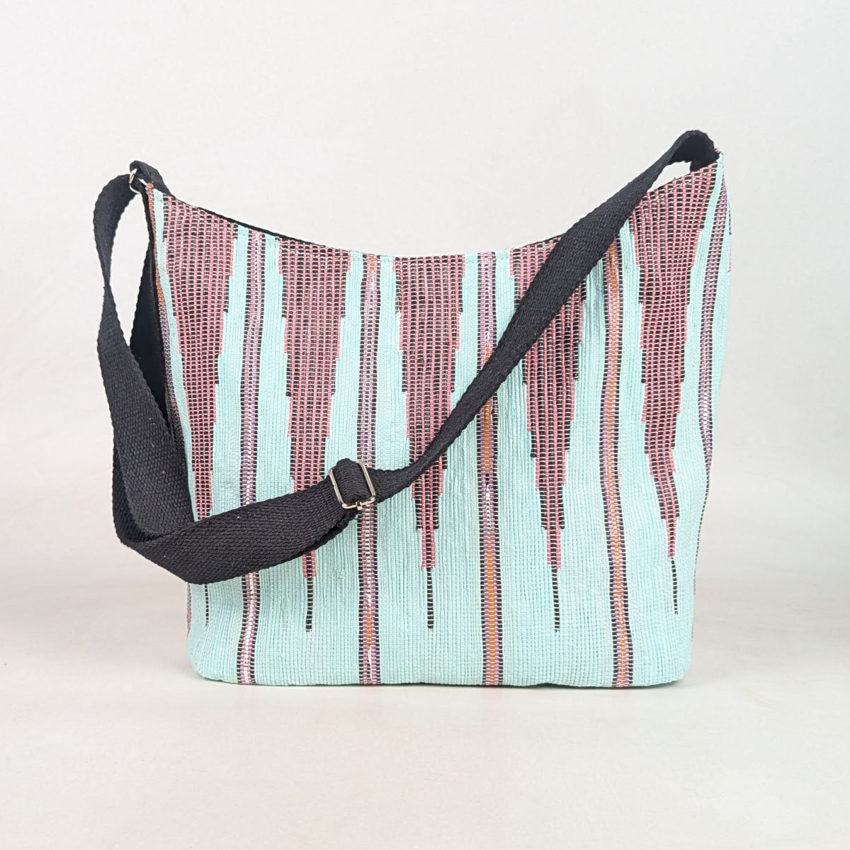 Upcycled Handcrafted Designer Eclipse Jhola Tote (EJD0526-005) PS_W