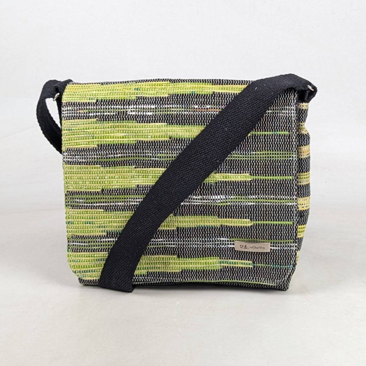 Upcycled Handcrafted Designer Messenger Bag (MBD0726-002) 