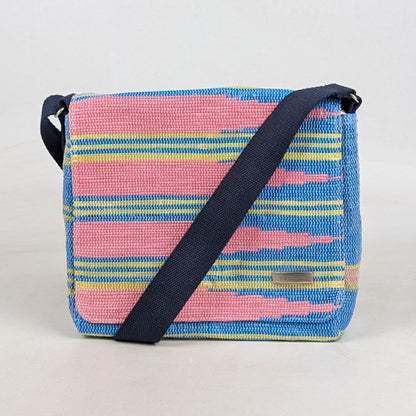 Upcycled Handcrafted Designer Messenger Bag (MBD0726-006)
